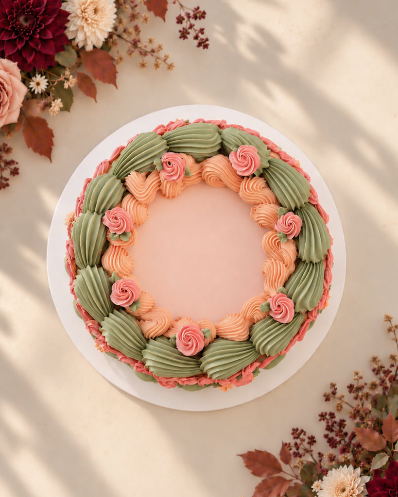 Autumn Heirloom Vintage Thanksgiving Cake