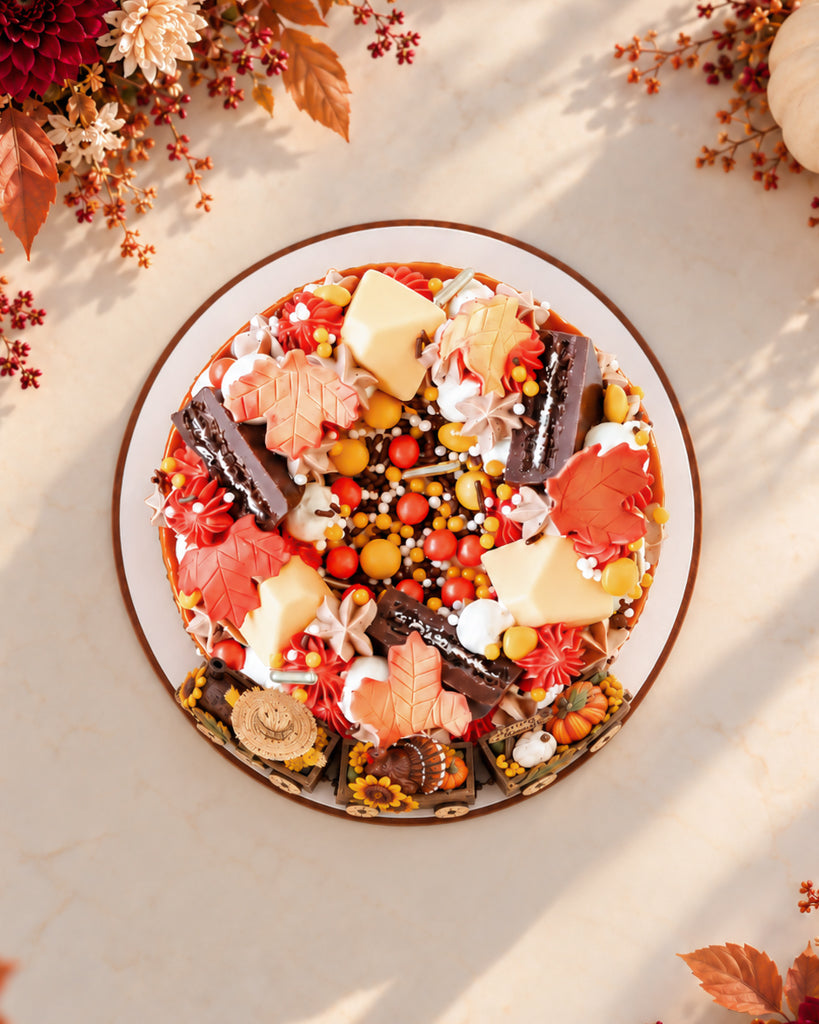Harvest Celebration Thanksgiving Drip Cake