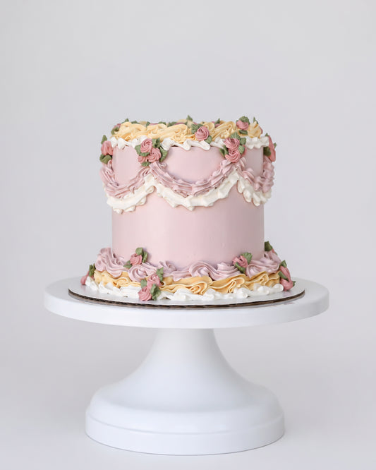 Blush Garden Bloom Cake