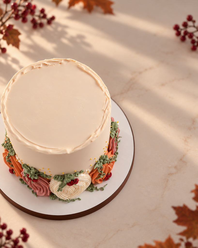 Pumpkin Patch Thanksgiving Cake