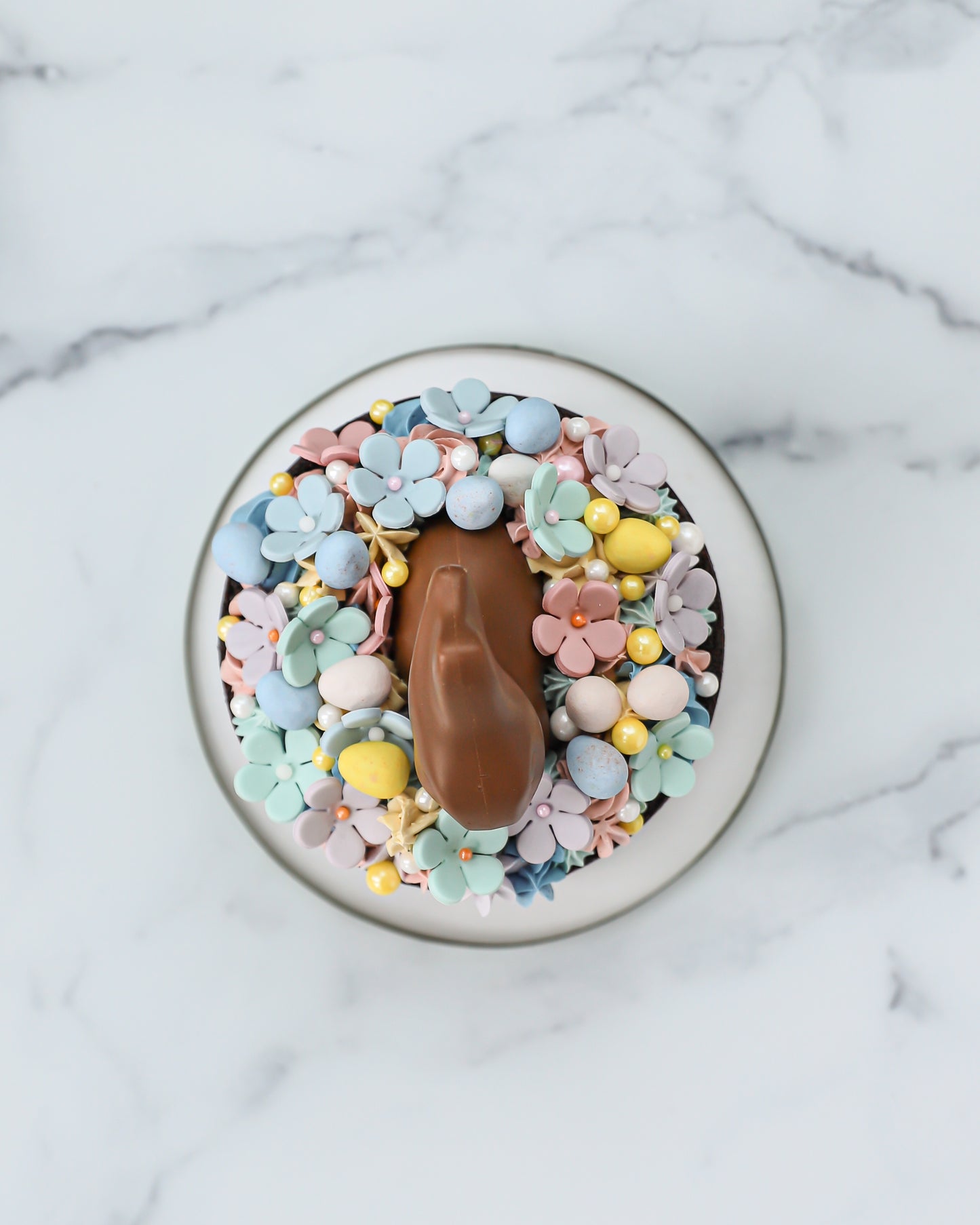 Chocolate Bunny Easter Cake