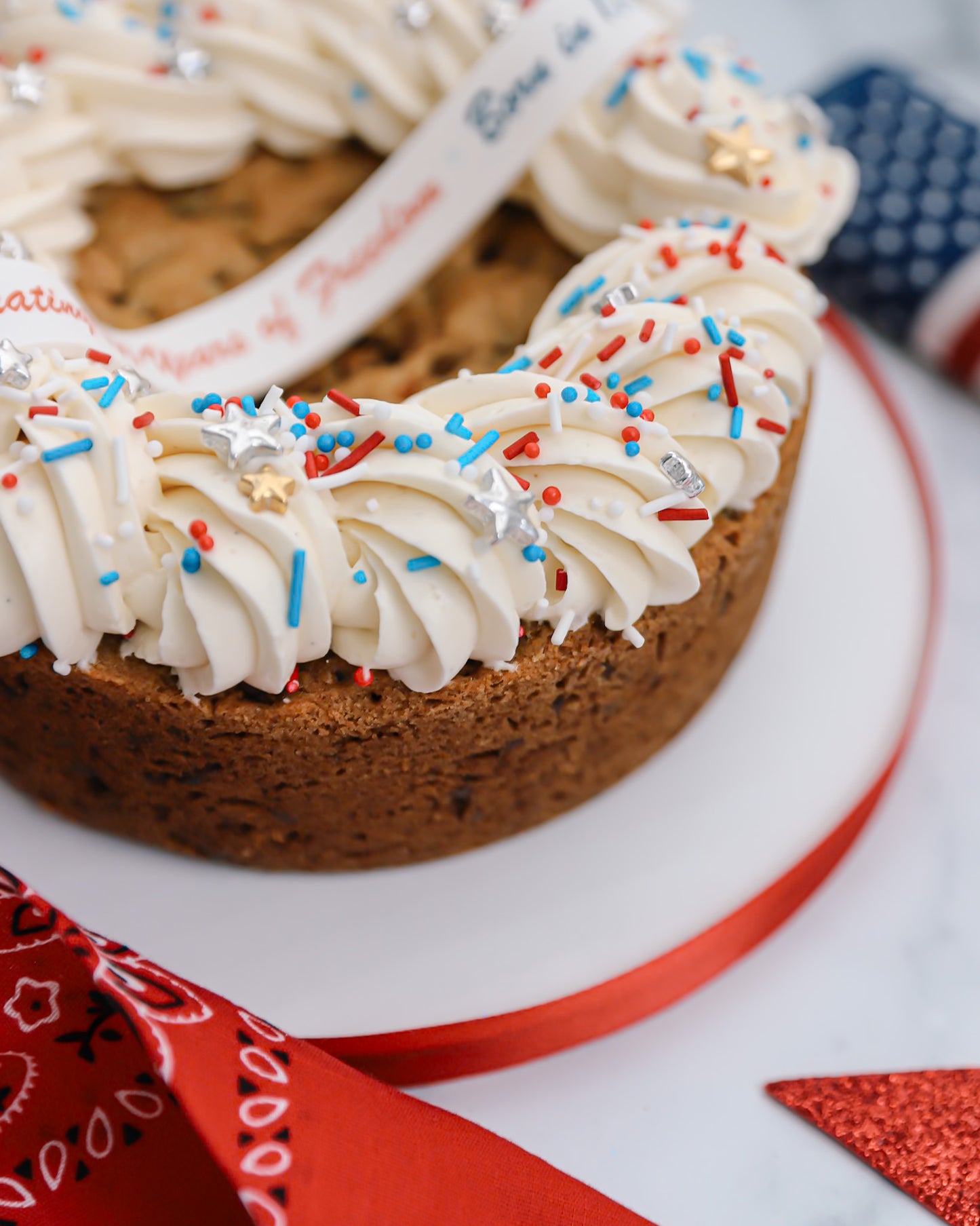 Independence Day Cookie Cake