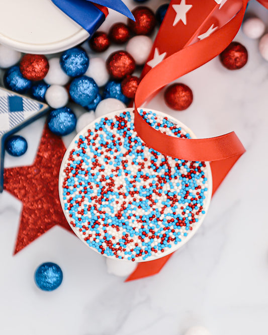 Patriotic Dot Cake Duo