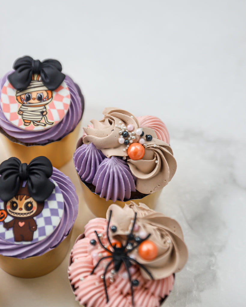 Halloween Labubu Cupcake Set