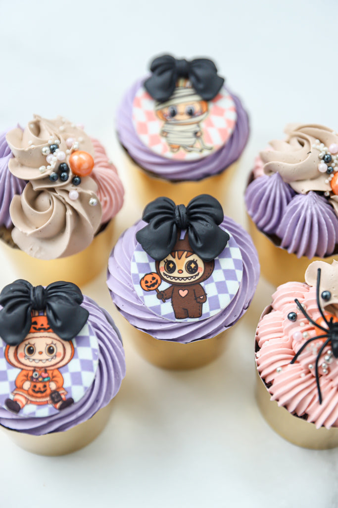 Halloween Labubu Cupcake Set