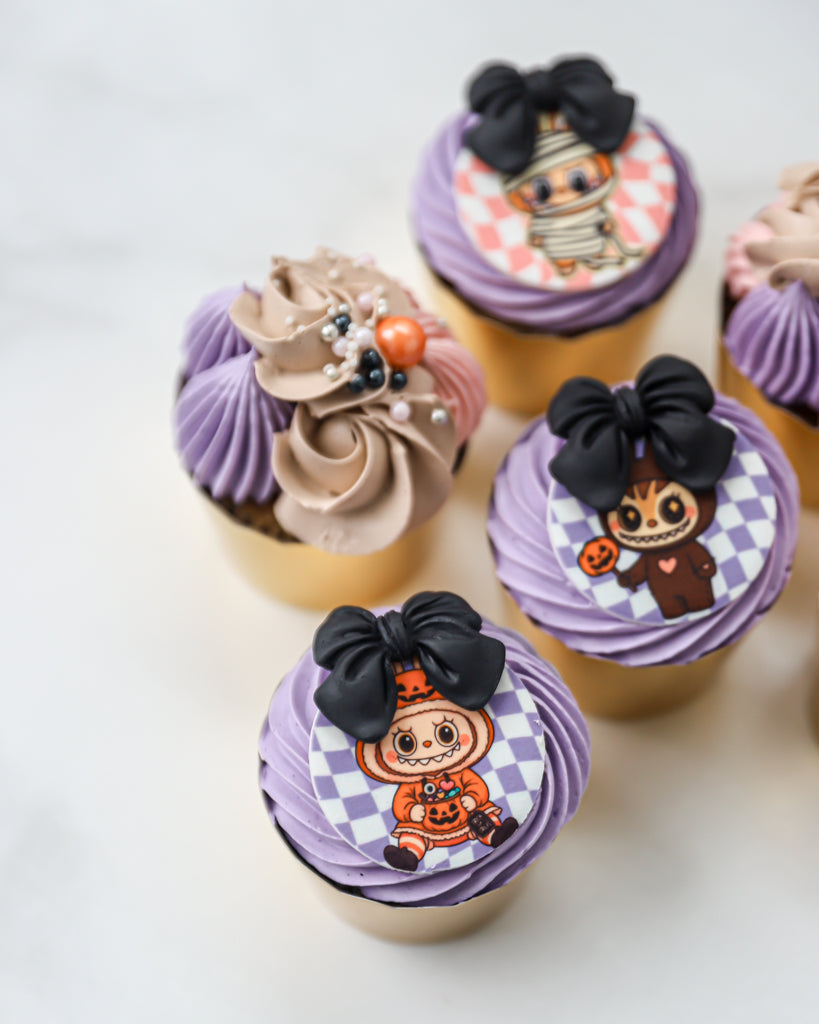Halloween Labubu Cupcake Set