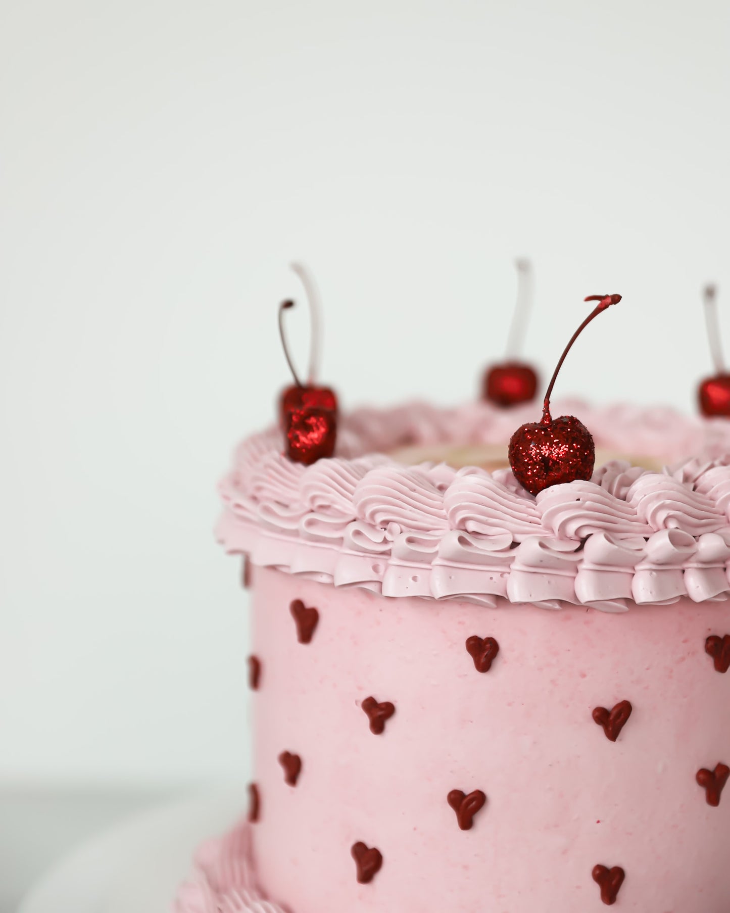 Cherry Kiss Coquette Cake