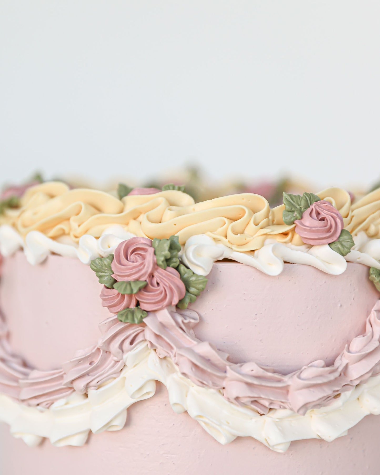 Ruffled Vintage Easter Cake