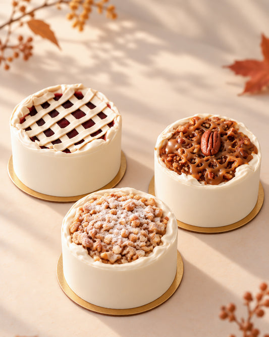 Thanksgiving Pie-Inspired Mini Cakes