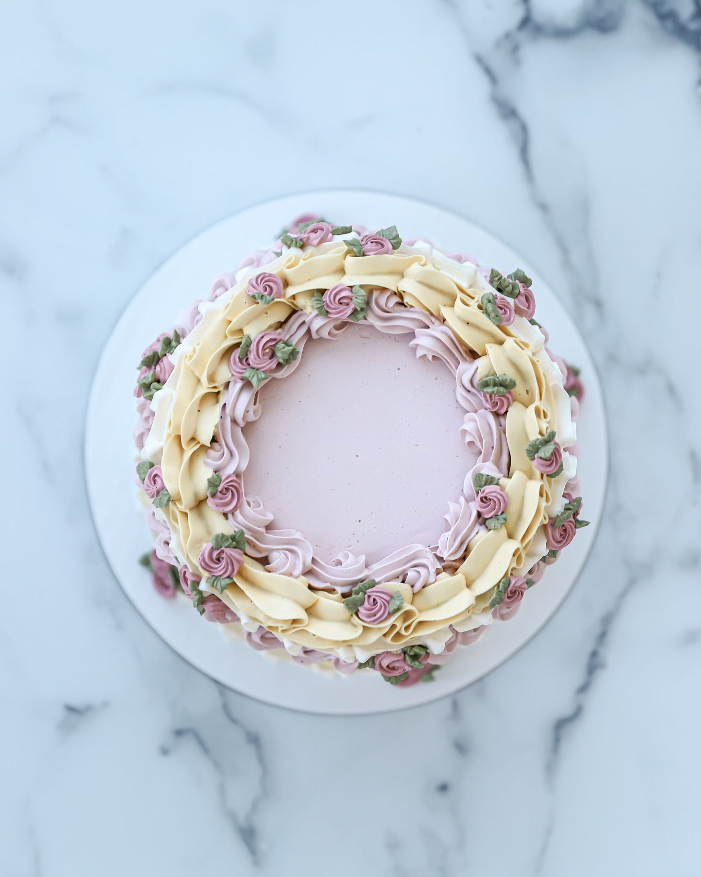 Ruffled Vintage Easter Cake