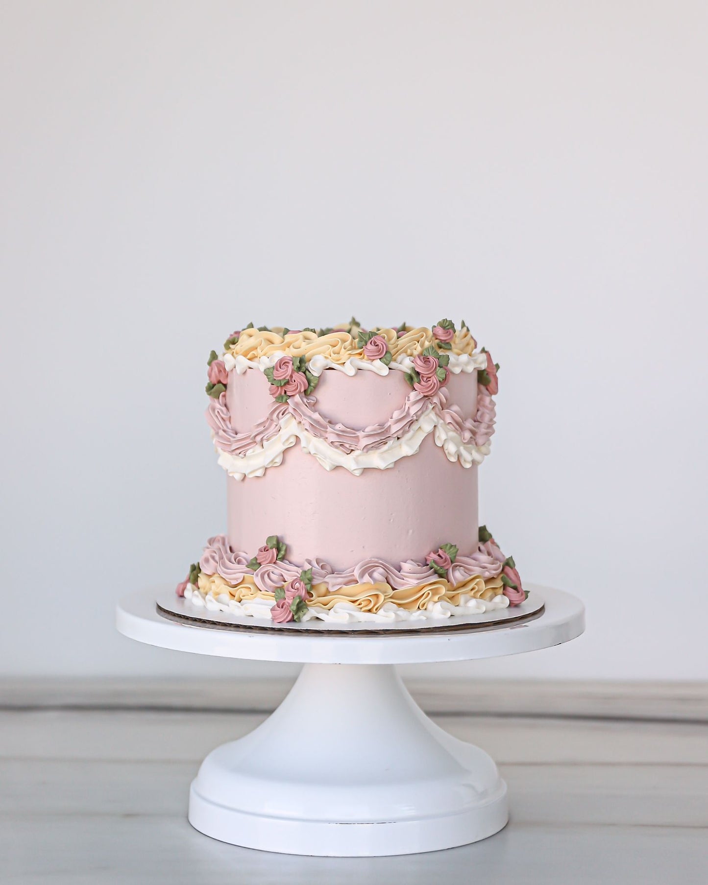 Ruffled Vintage Easter Cake