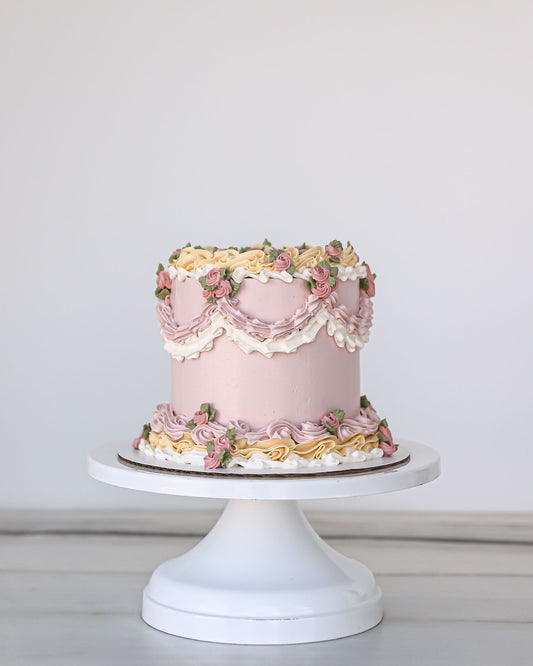 Blush Garden Bloom Cake