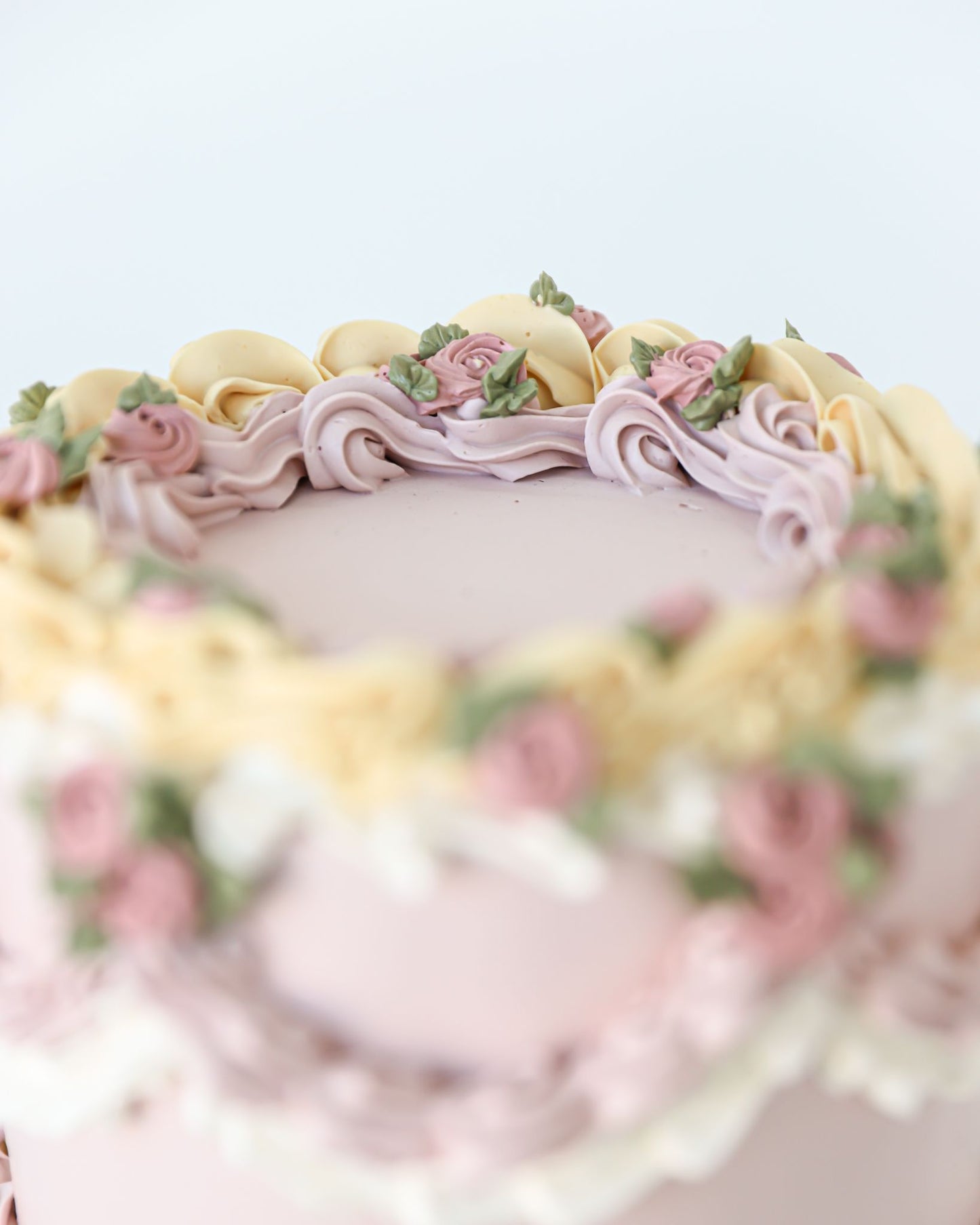 Ruffled Vintage Easter Cake