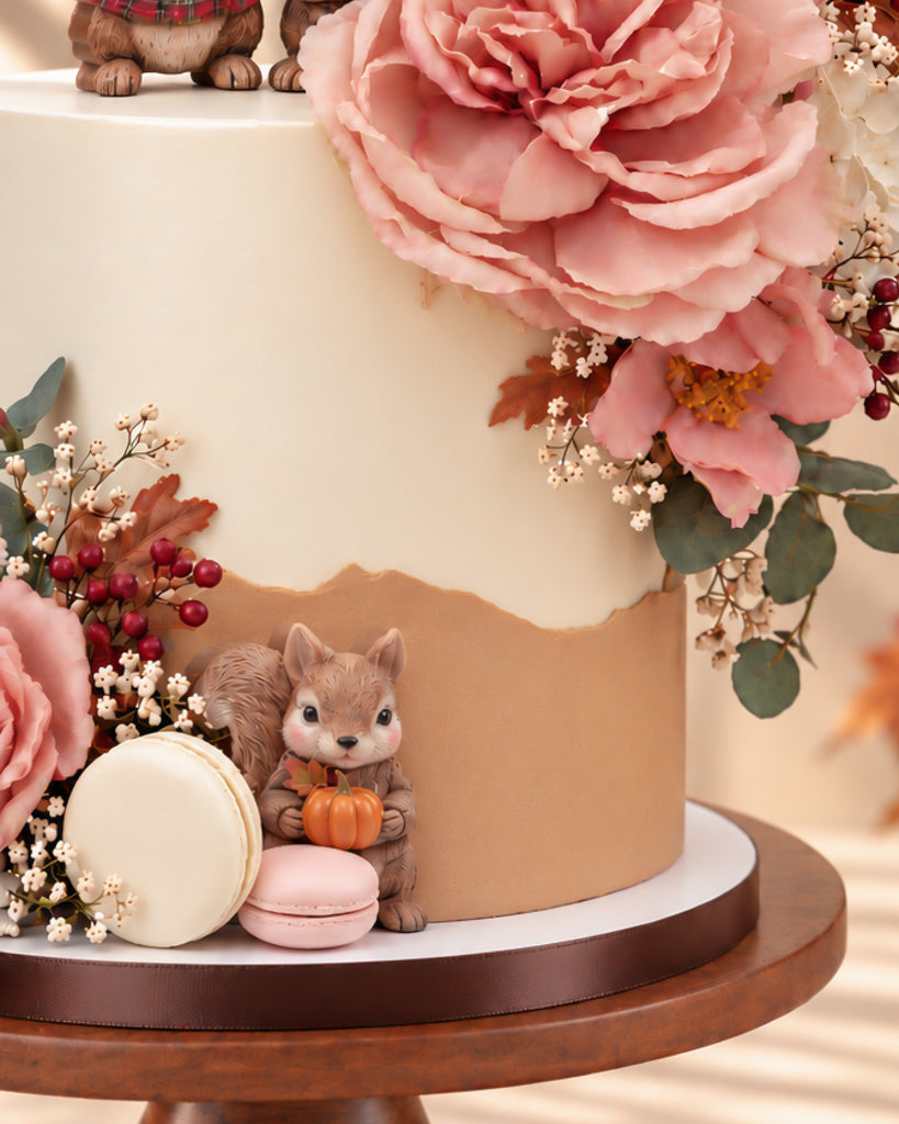 Woodland Harvest Thanksgiving Cake