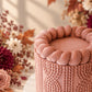 Cozy Cable Knit Thanksgiving Cake