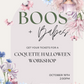 COQUETTE HALLOWEEN WORKSHOP