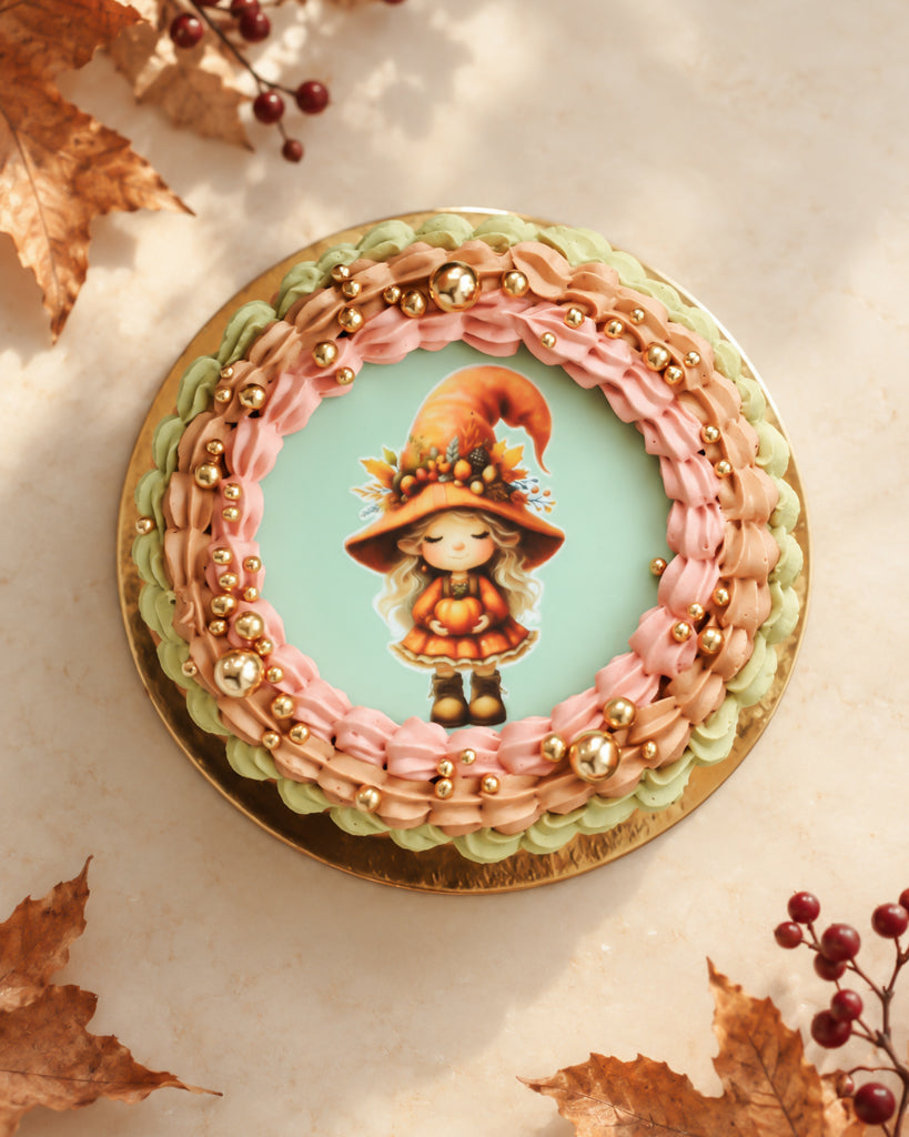 Thanksgiving Illustrated Mini Cakes