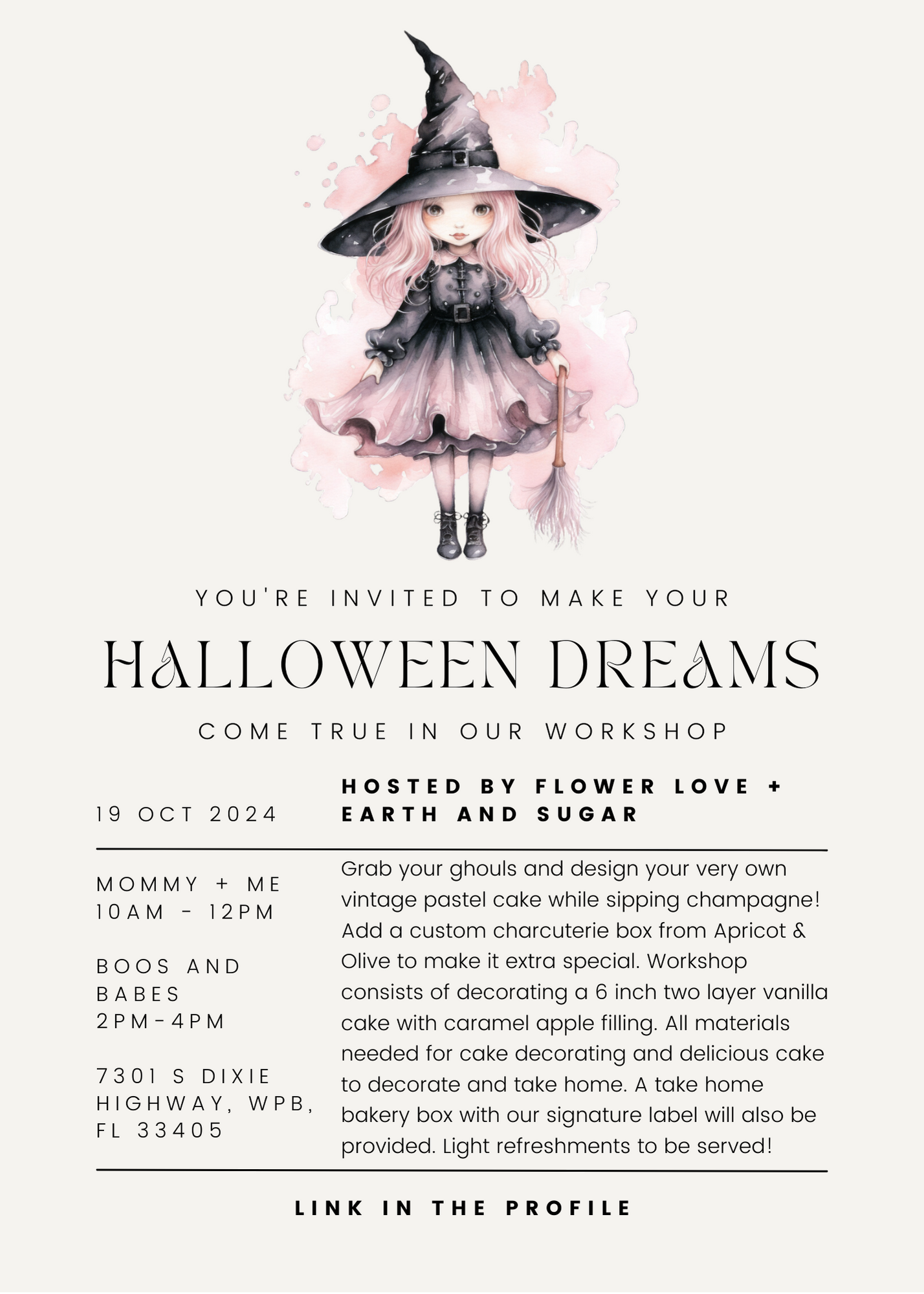 COQUETTE HALLOWEEN WORKSHOP