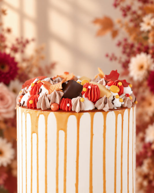 Harvest Celebration Thanksgiving Drip Cake