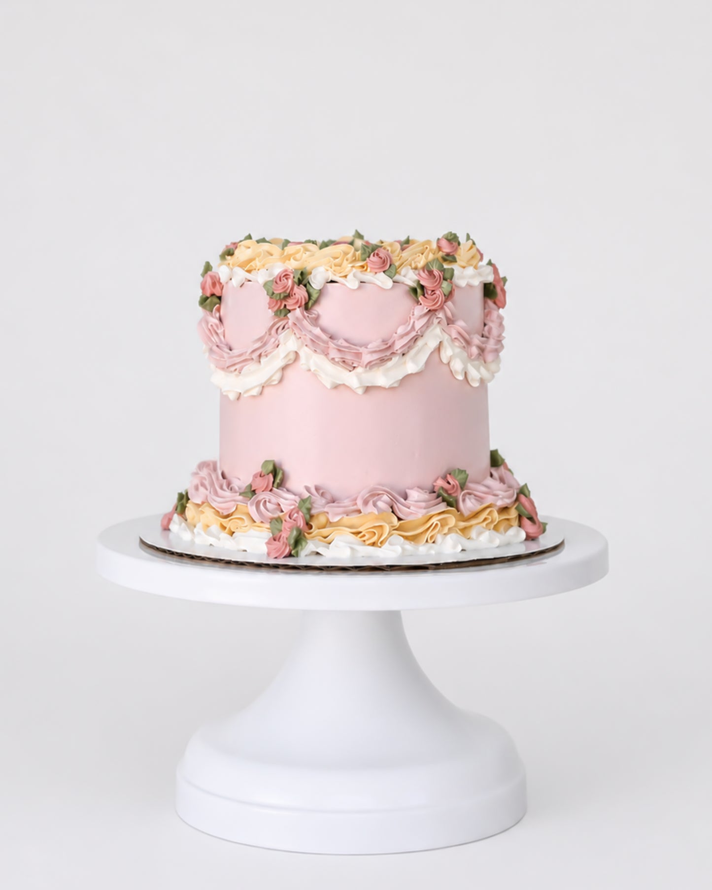 Blush Garden Bloom Cake