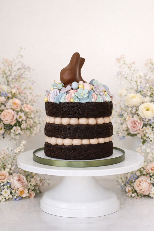 Chocolate Bunny Easter Cake