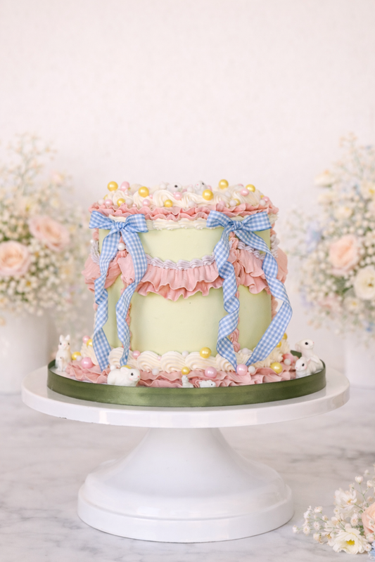 Vintage Bunny Easter Cake