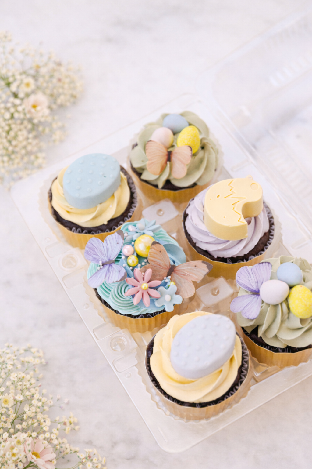 Easter Garden Cupcakes