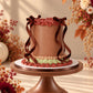 Autumn Bow Thanksgiving Cake