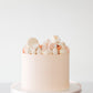 Sweet Peach Floral Cake