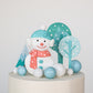 Winter Snowman Cake