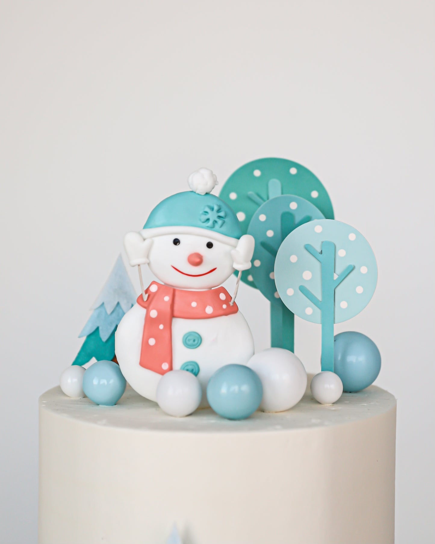 Winter Snowman Cake