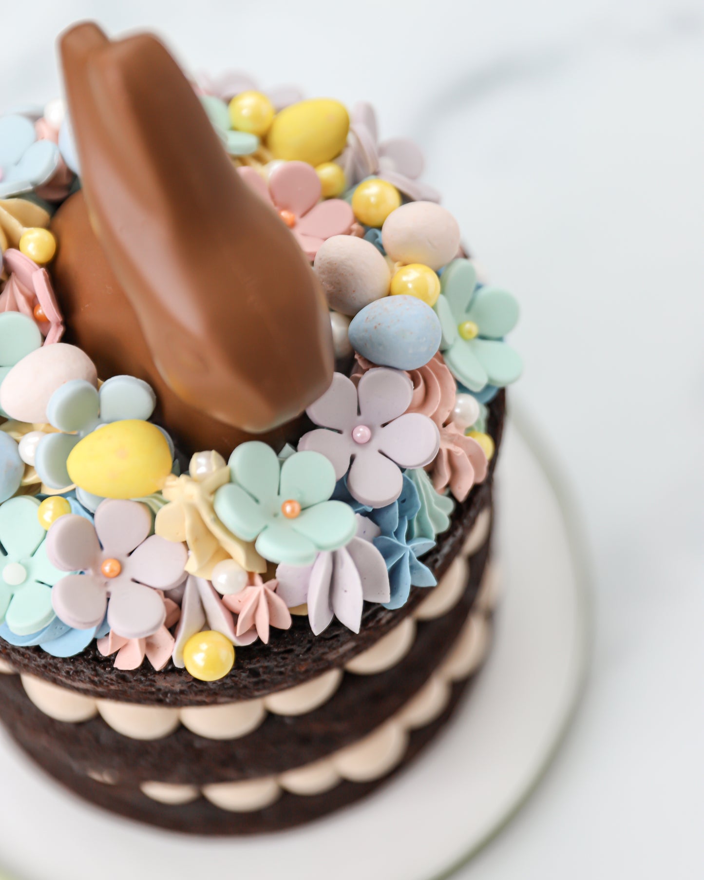 Chocolate Bunny Easter Cake
