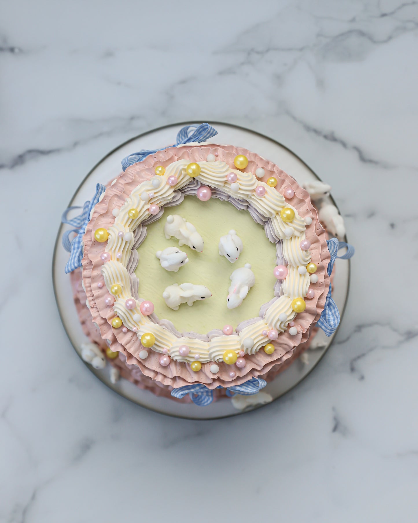 Vintage Bunny Easter Cake