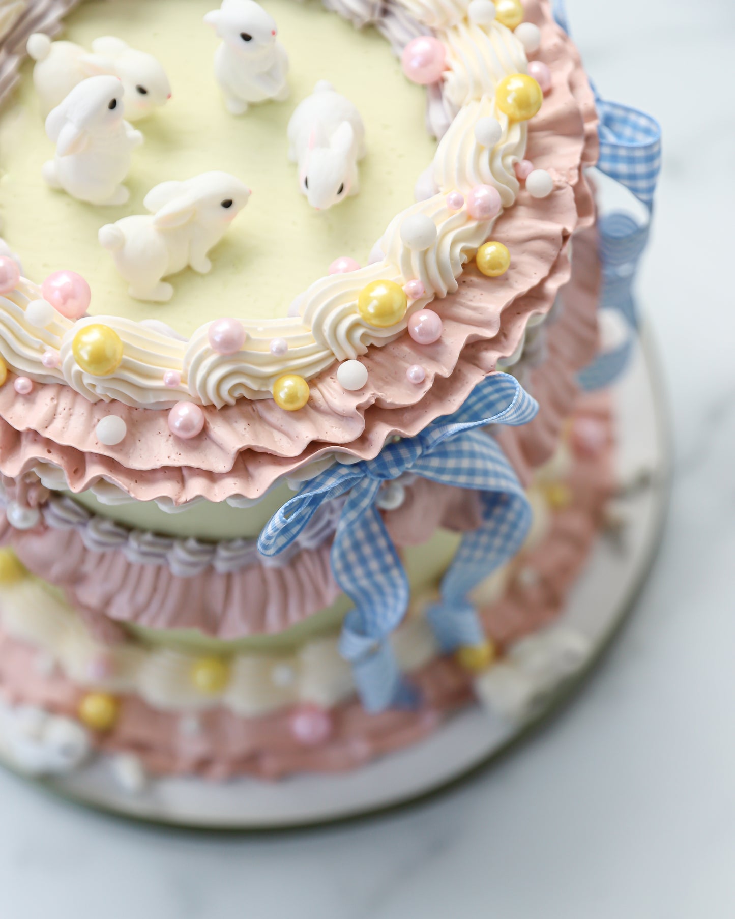 Vintage Bunny Easter Cake