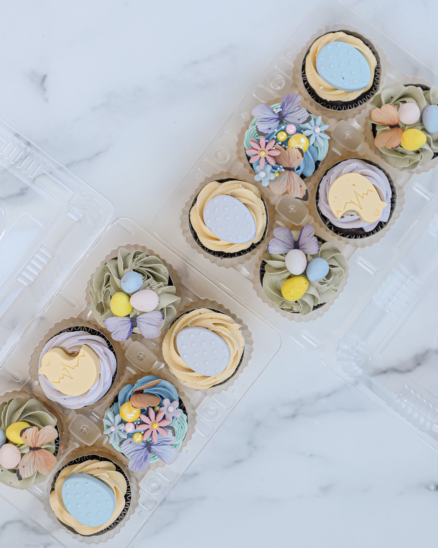 Easter Garden Cupcakes