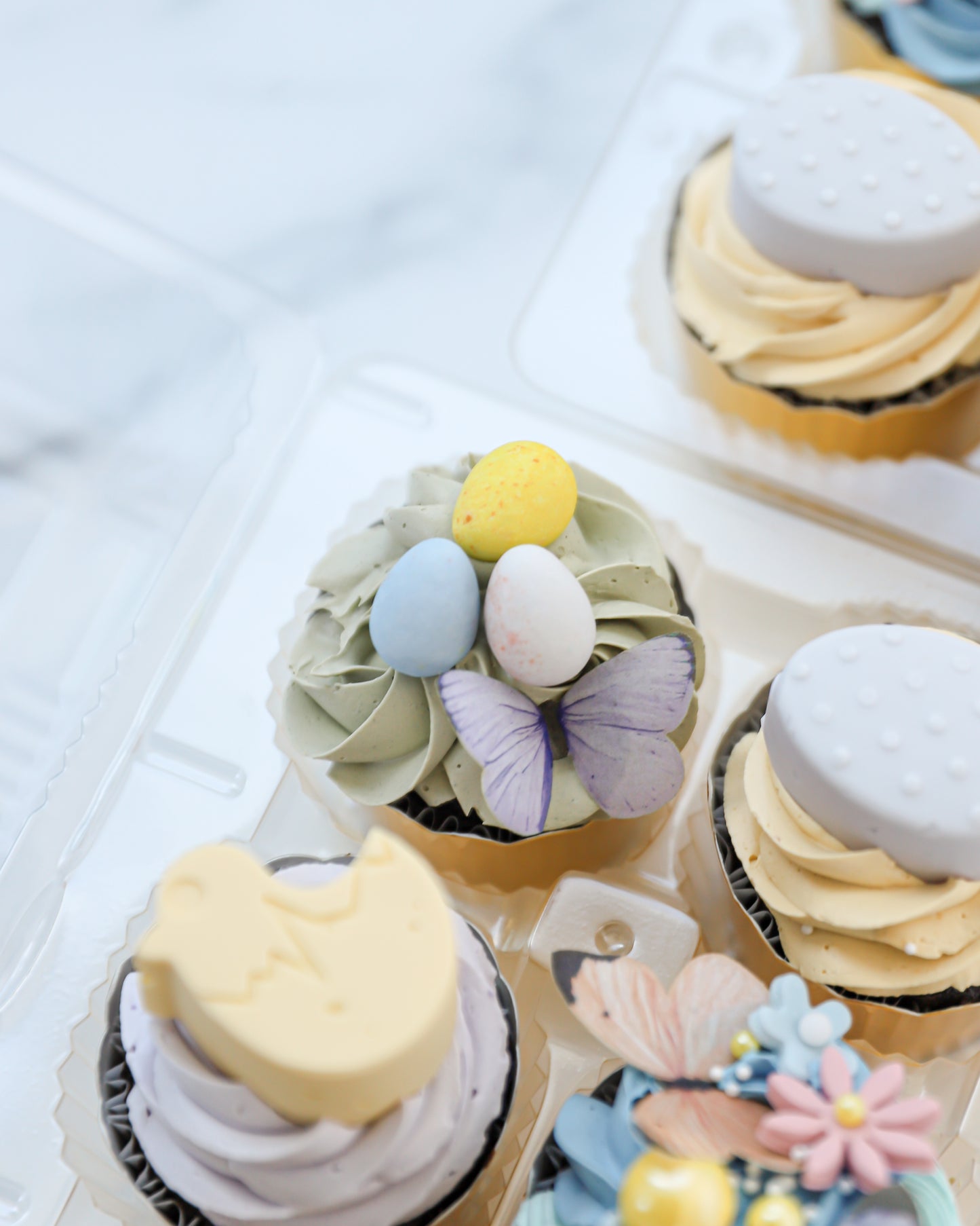 Easter Garden Cupcakes