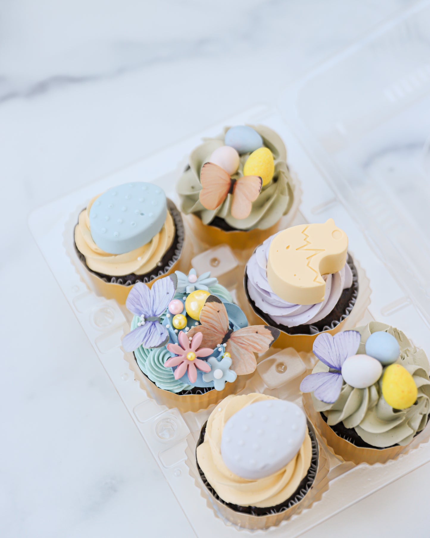 Easter Garden Cupcakes