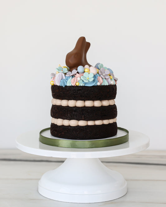 Chocolate Bunny Easter Cake