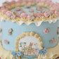 Vintage Storybook Easter Cake