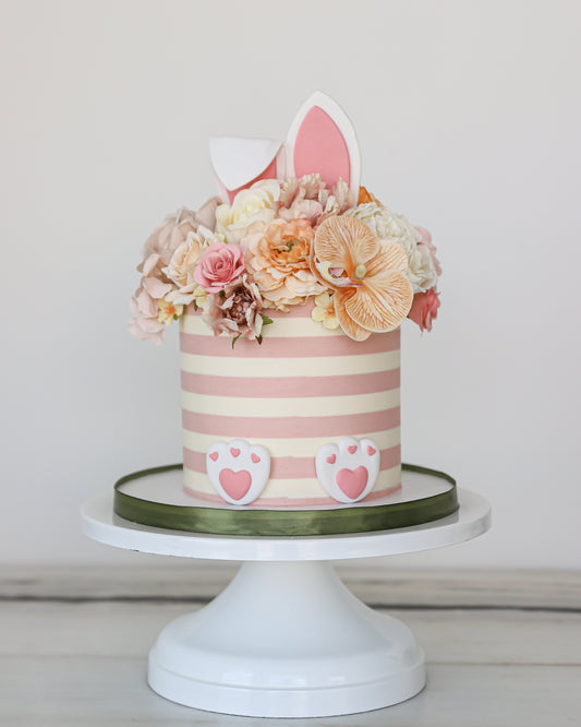 Whiskers and Wishes Bunny Cake