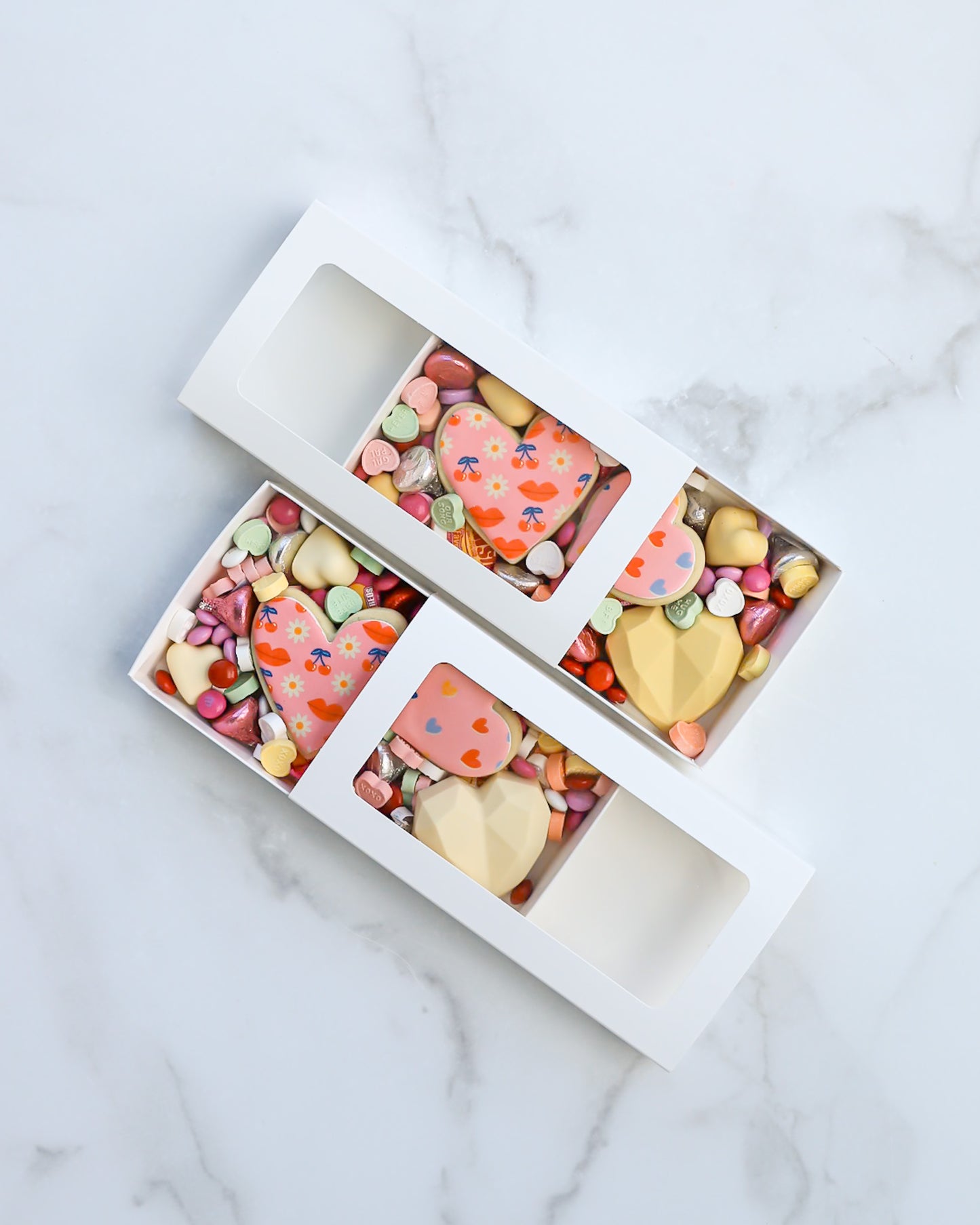 Conversation Hearts Cookie Gift Box