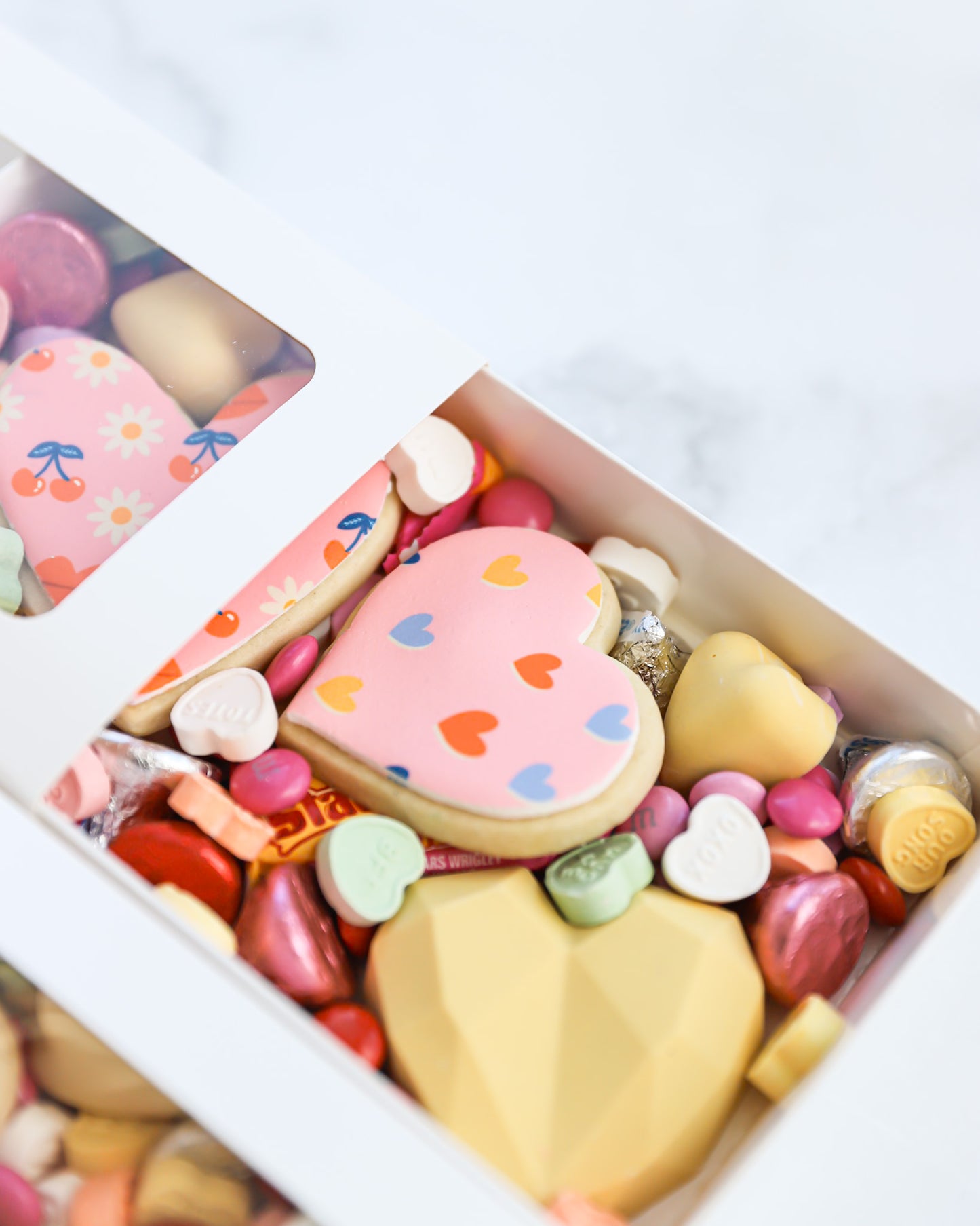 Conversation Hearts Cookie Gift Box