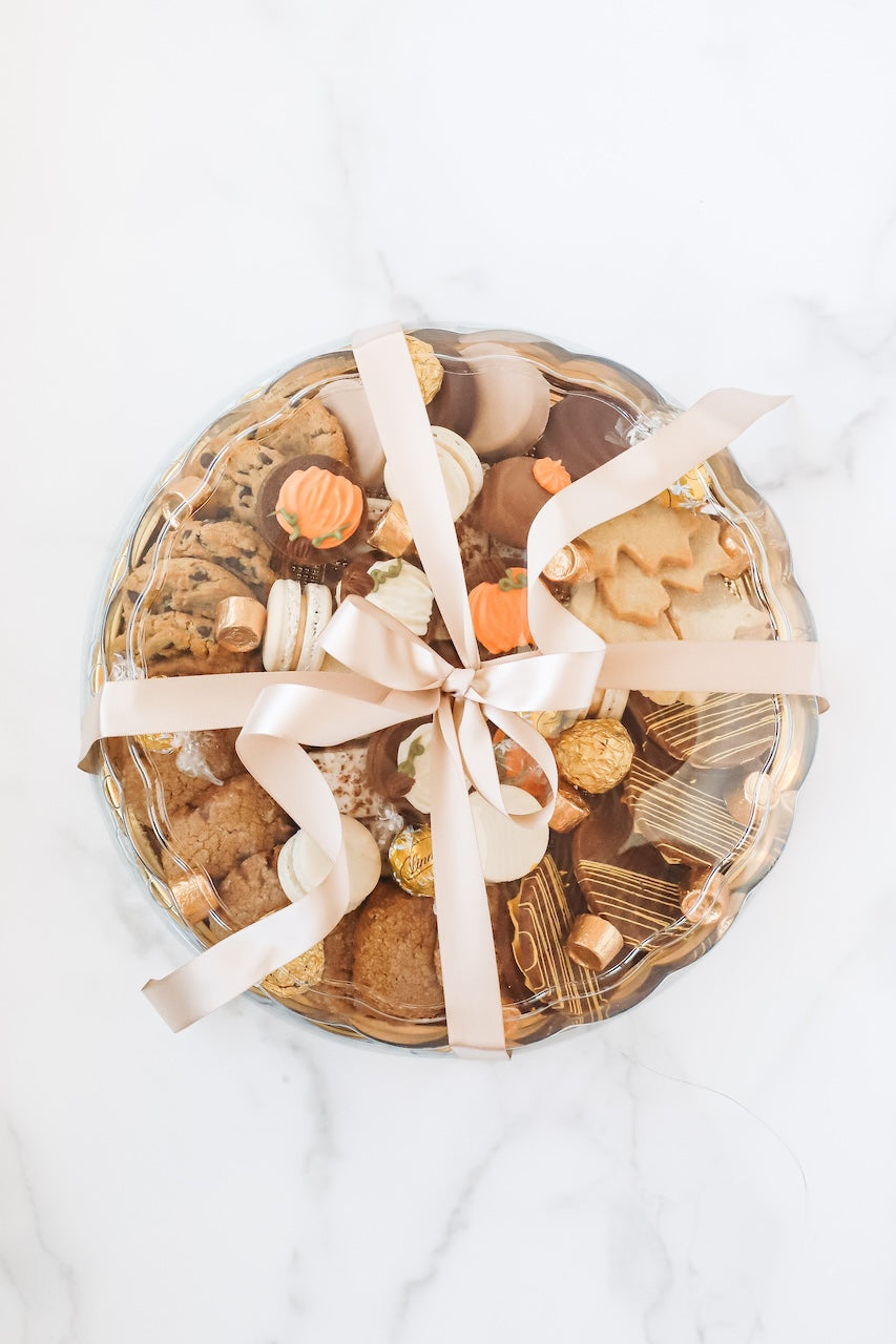 Fall Harvest Thanksgiving Dessert Platter – Gourmet Cookie and Chocolate Gift Tray