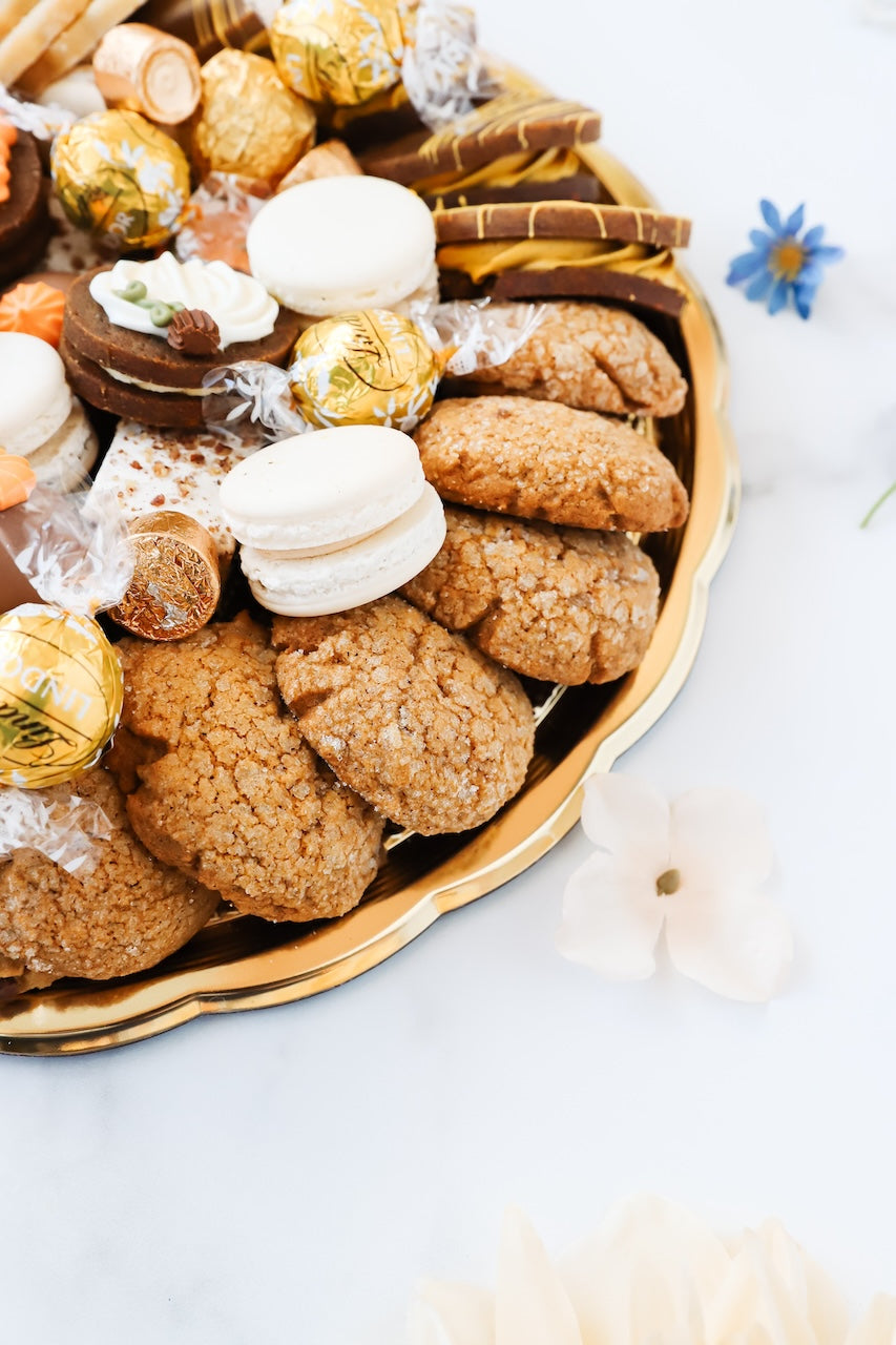Fall Harvest Thanksgiving Dessert Platter – Gourmet Cookie and Chocolate Gift Tray