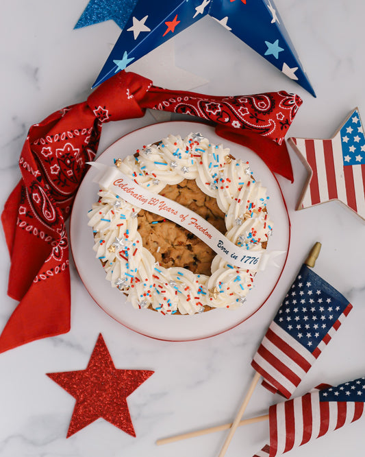 Independence Day Cookie Cake