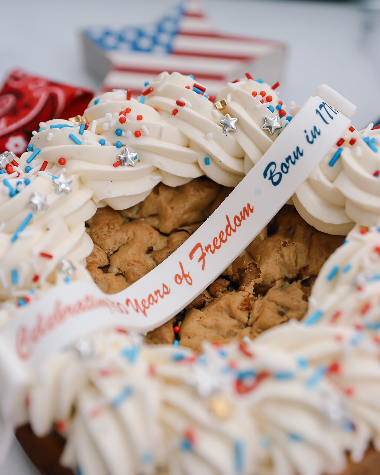 Independence Day Cookie Cake