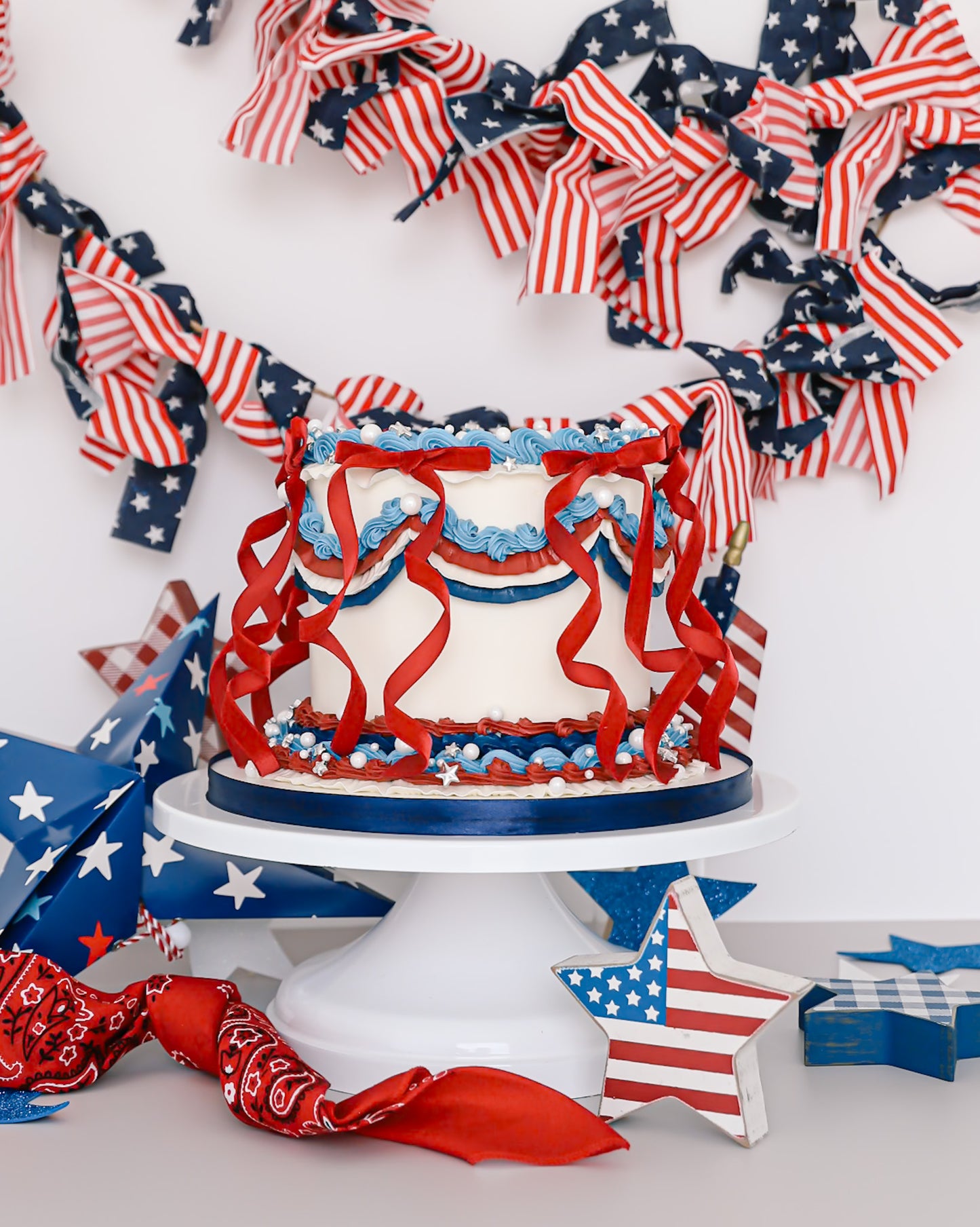 Happy Birthday America Cake