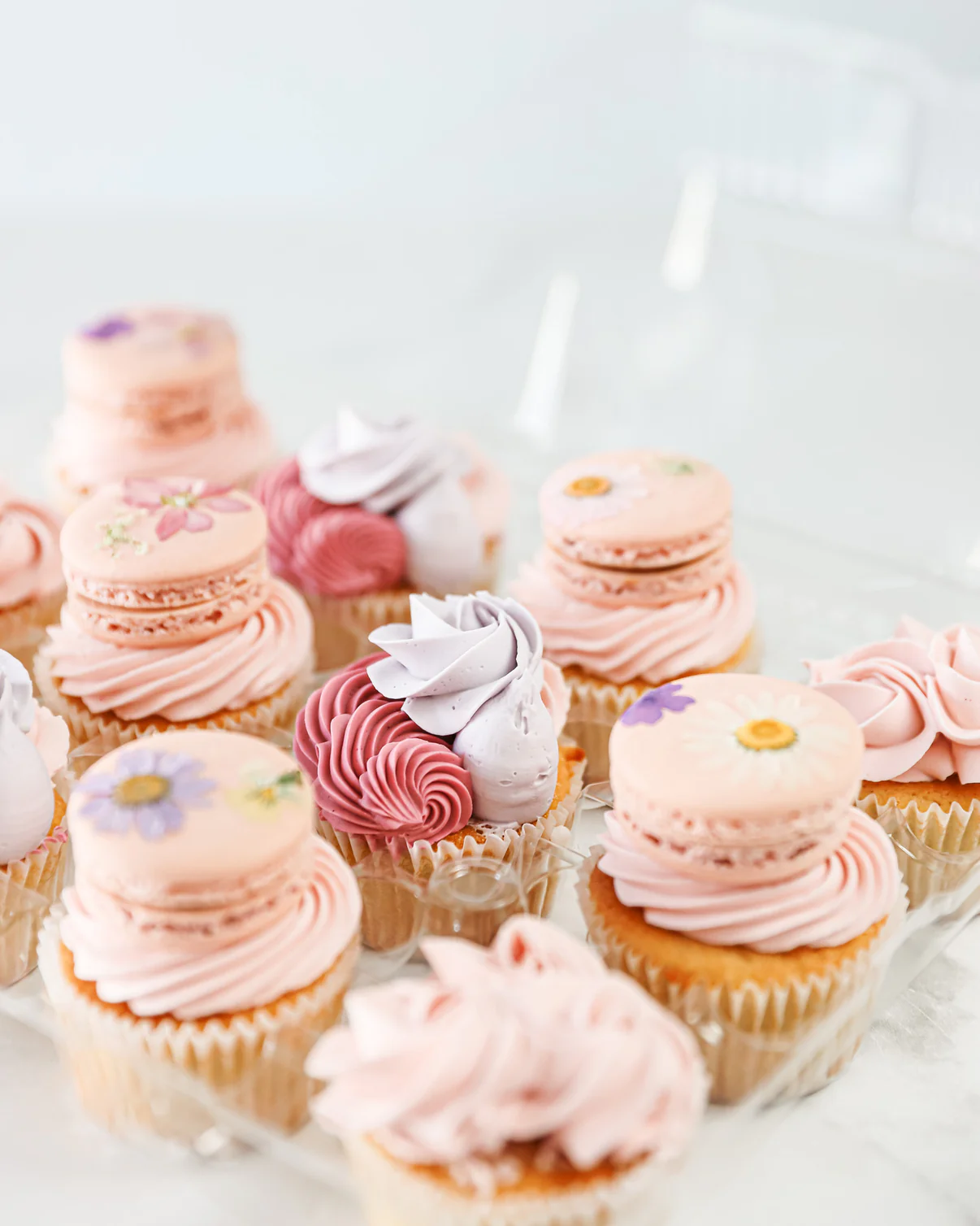 Floral Fancy Garden Cupcakes