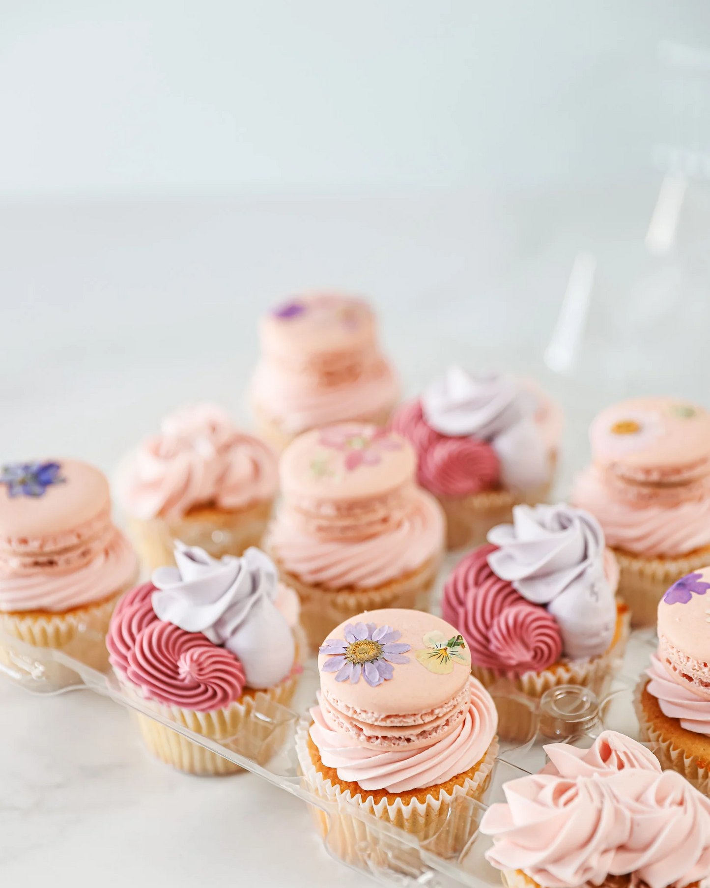 Floral Fancy Garden Cupcakes