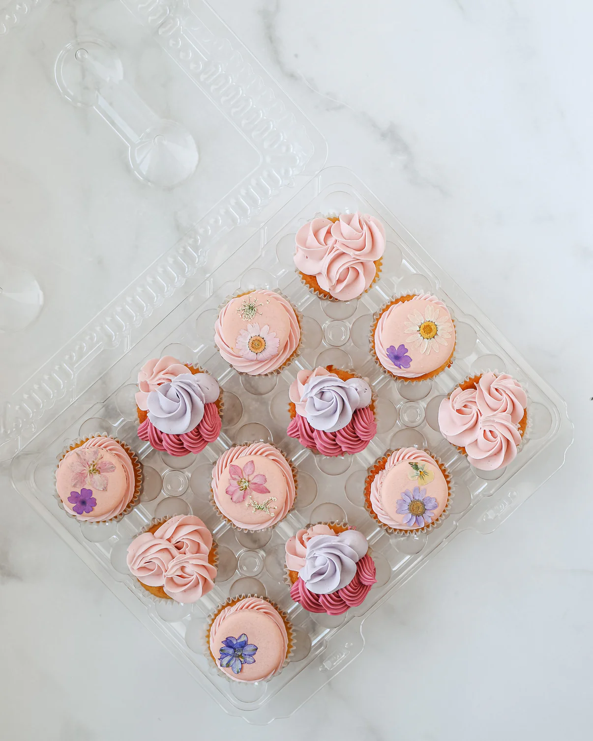 Floral Fancy Garden Cupcakes